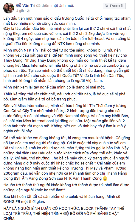 Thùy Dung bị chỉ trích coi thường nhà thiết kế, quản lý lên tiếng phân trần - Ảnh 2.