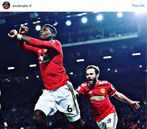 Pogba giải thích pha bắt chéo tay khi ăn mừng bàn thắng cho M.U - Ảnh 1.