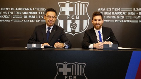 Gia hạn hợp đồng với Barca, Messi sẽ giàu cỡ nào? - Ảnh 1.