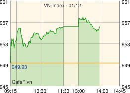  Dòng tiền ầm ầm đổ vào thị trường, VnIndex tiến gần cột mốc 960 điểm  - Ảnh 1.