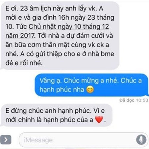 Chú rể chung thủy nhất 2017 đây rồi, mời người cũ đi đám cưới còn tranh thủ thả thính: Em là hạnh phúc của anh - Ảnh 1.