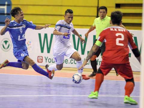 Thái Sơn Nam hoàn tất hat-trick danh hiệu của futsal Việt Nam năm 2017 - Ảnh 1.