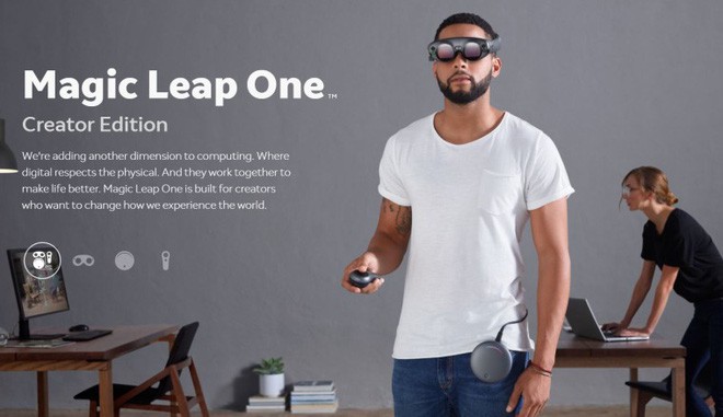 Đây là mẫu kính thực tế ảo đầu tiên của Magic Leap, vẫn còn khá to và phải cải tiến nhiều - Ảnh 1.