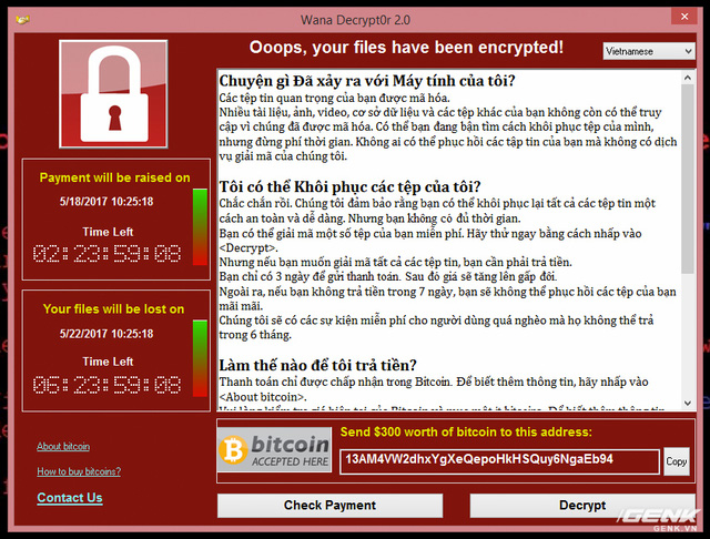 Muốn biết máy dính ransomware WannaCry trông như thế nào? Chúng tôi đã quay video thực tế cho bạn xem! - Ảnh 10.