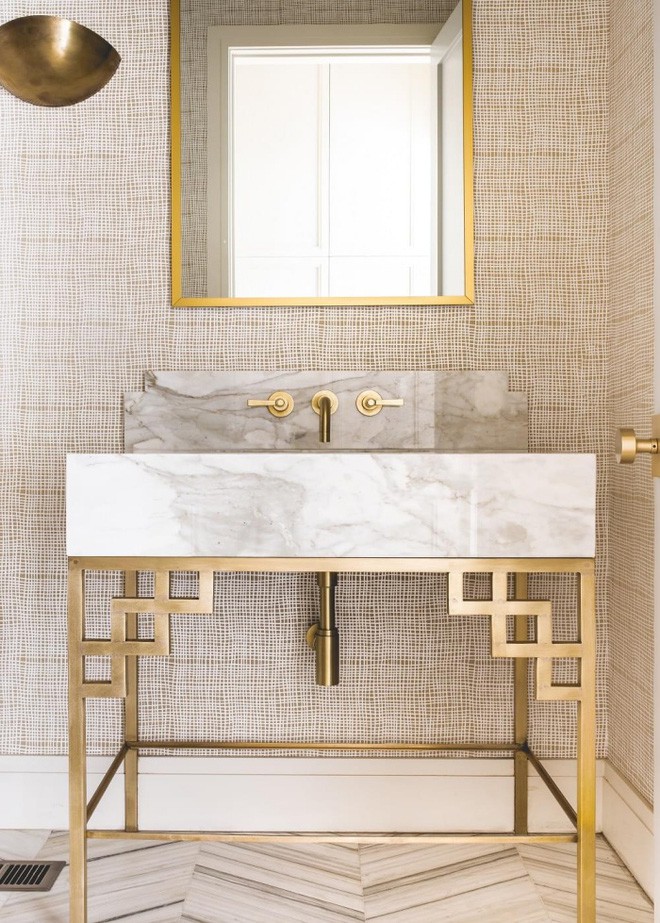 Phòng tắm nhỏ đẹp ấn tượng với 3 kiểu trang trí theo phong cách Art Deco - Ảnh 11.