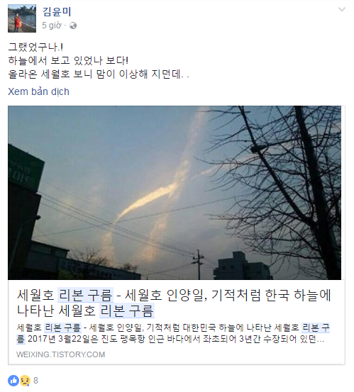 Ngay trong quá trình trục vớt phà Sewol, điều kỳ diệu đã xuất hiện trên bầu trời Hàn Quốc - Ảnh 12.