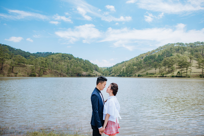 Em gái Wanbi Tuấn Anh xinh đẹp, hạnh phúc rạng rỡ trong ảnh cưới giản dị chụp tại Đà Lạt - Ảnh 16.