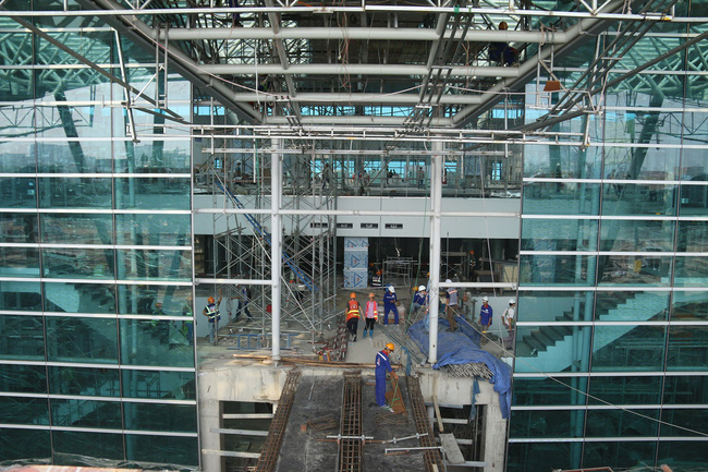 Chùm ảnh: Cận cảnh nhà ga hành khách quốc tế hơn 3.500 tỷ đồng sắp hoàn thành ở Đà Nẵng - Ảnh 19.