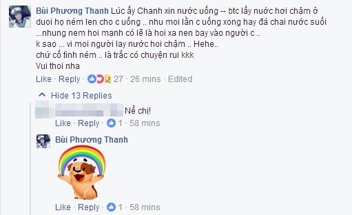 Phương Thanh bị ném cả chai nước vào mặt khi đang hát - Ảnh 3.