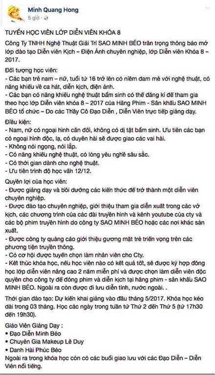 Phớt lờ tất cả, Minh Béo vẫn trơ trẽn tuyển sinh dưới hình thức mới - Ảnh 2.