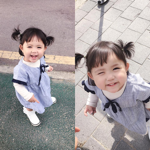 Cô nhóc Hàn Quốc một lần nữa chứng tỏ rằng đất nước Hàn Quốc không những nổi tiếng với những boygroup và girlgroup, mà còn có những thiên thần nhỏ xinh như cô bé này. Với làn da mịn màng, mái tóc xõa tự nhiên, cô bé Hàn Quốc sẽ chinh phục bạn ngay từ cái nhìn đầu tiên.