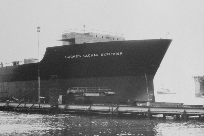 Glomar Explorer, con tàu được thiết kế để CIA đánh cắp tàu ngầm của Liên Xô từ dưới đáy dại dương - Ảnh 3.