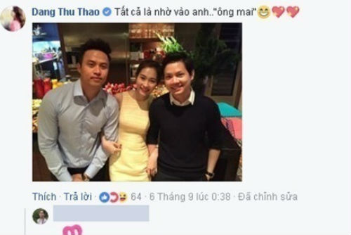  Hoa hậu Đặng Thu Thảo công khai cảm ơn ông tơ đã mai mối cô với Trung Tín - Ảnh 3.