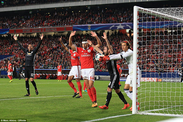 Thủ môn tuổi teen của Benfica gây bão mạng vì ôm bóng vào gôn, biếu bàn thắng cho M.U - Ảnh 3.
