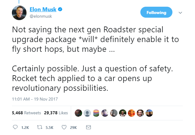 Elon Musk nói xe Tesla Roadster trong tương lai còn bay được một quãng ngắn, áp dụng cả công nghệ tên lửa - Ảnh 3.