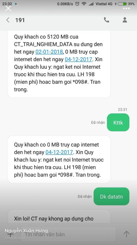 Khách hàng bị trừ tiền oan sau khi đăng kí gói data khuyến mãi của Viettel – do không thuộc danh sách ưu đãi - Ảnh 3.