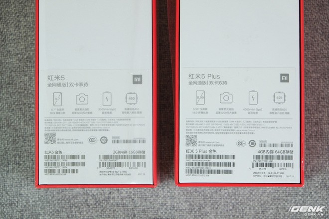 Trên tay Xiaomi Redmi 5 và Redmi 5 Plus: Bộ đôi smartphone màn hình 18:9, viền siêu mỏng rẻ nhất hiện nay - Ảnh 3.
