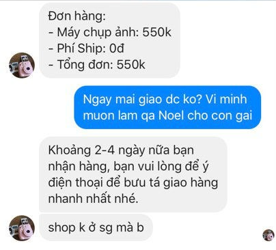  Cuối năm, hàng loạt chị em bức xúc vì đặt mua máy ảnh Hàn Quốc lại bị lừa rước về đồ chơi trẻ con - Ảnh 3.