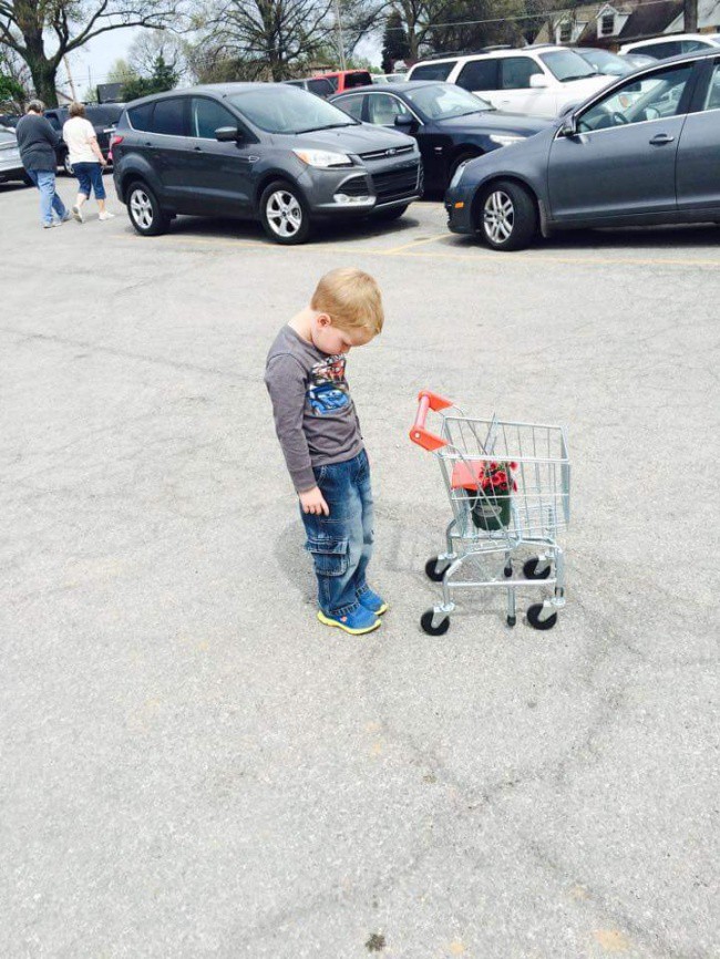 Chùm ảnh chứng minh: Đưa con đi siêu thị là công việc chỉ dành cho những cha mẹ… dũng cảm - Ảnh 22.