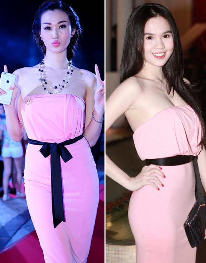 Liên tục bị tố mặc váy nhái, hai người đẹp Việt vẫn thản nhiên như không - Ảnh 9.
