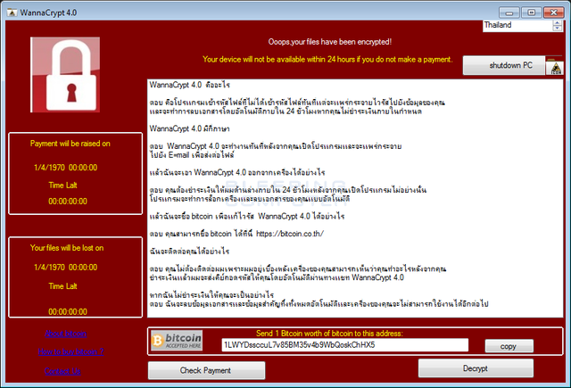 Phát hiện thêm 4 biến thể của WannaCry, có cả phiên bản tiếng Thái và Trung Quốc - Ảnh 4.