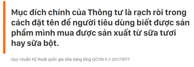 Ai cũng cần biết: Bộ Y tế quy chuẩn lại tên các loại sữa vì lợi ích người dùng - Ảnh 4.