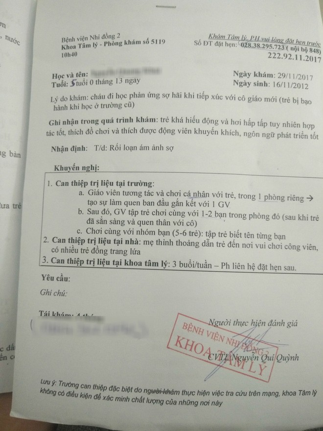 Mẹ của bé trai 5 tuổi bị bảo mẫu bạo hành ở Mầm Xanh: Cháu bị ám ảnh, liên tục khóc thét về đêm - Ảnh 4.