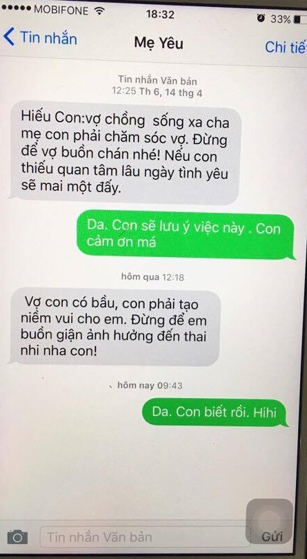 Nàng dâu kể về tin nhắn mẹ chồng dặn con trai chăm sóc vợ bầu khiến vạn người xúc động - Ảnh 5.