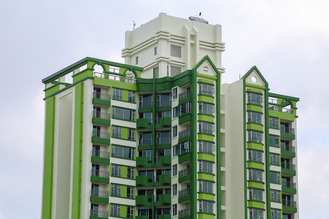 Cao ốc Thuận Kiều Plaza bỏ hoang bỗng lột xác với màu xanh lá nổi bật tại trung tâm Sài Gòn - Ảnh 5.