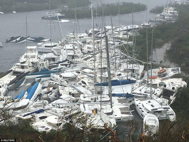 Khu vực Caribbe hoang tàn khi bão Irma đổ bộ, nhiều hòn đảo gần như bị phá hủy hoàn toàn - Ảnh 6.