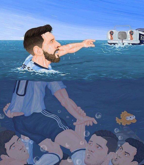 Loạt anh chế troll Messi và đồng đội  - Ảnh 6.