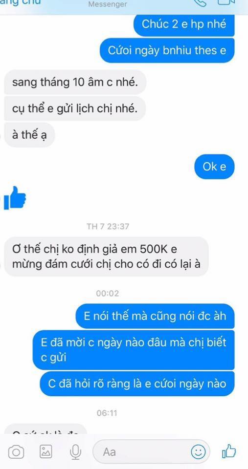 Chưa đến ngày cưới, cô dâu giục chuyển khoản tiền mừng như... đòi nợ - Ảnh 2.