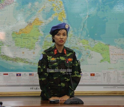 Vẻ đẹp của nữ sĩ quan Việt Nam đầu tiên tham gia nhiệm vụ Gìn giữ hoà bình LHQ - Ảnh 6.