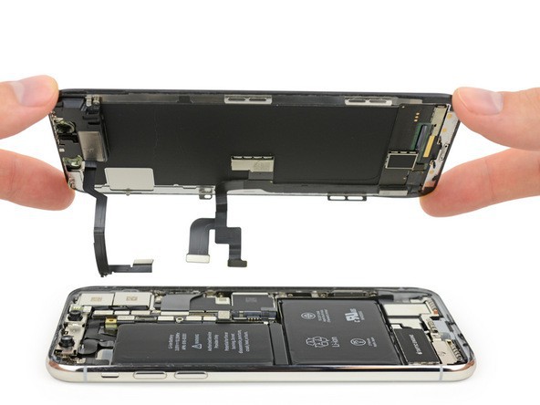 iFixit mổ bụng iPhone X: lần đầu tiên xuất hiện bảng mạch gập đôi và pin kép, cụm camera phức tạp chưa từng thấy - Ảnh 6.