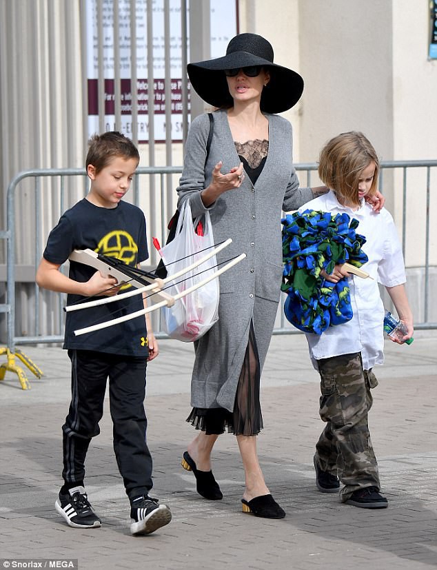 3 con ruột của Angelina Jolie và Brad Pitt: Cả bé trai lẫn gái đều nam tính, soái ca giống hệt bố - Ảnh 6.