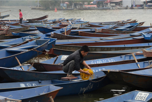 Bến Yến Chùa Hương ngày giáp Tết - Ảnh 7.