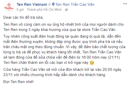 Trà sữa gây sốt Ten Ren phải tạm đóng cửa vì không đảm bảo chất lượng ngay tuần đầu khai trương - Ảnh 7.