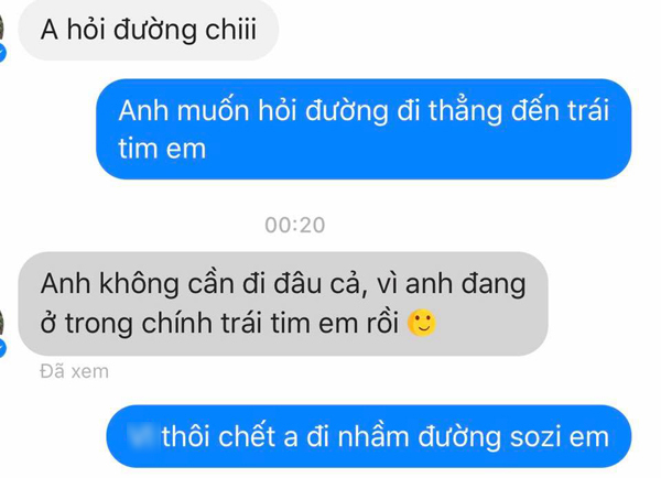 Trào lưu nhắn tin hot nhất Facebook hôm nay: Cho em hỏi đường nào đến trái tim anh? - Ảnh 8.