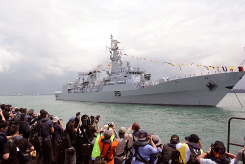 Singapore tổ chức Lễ duyệt binh tàu Hải quân quốc tế - Ảnh 8.