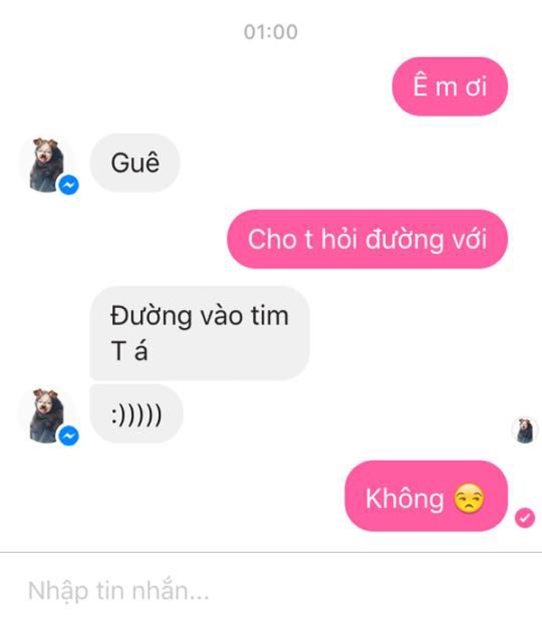 Trào lưu nhắn tin hot nhất Facebook hôm nay: Cho em hỏi đường nào đến trái tim anh? - Ảnh 9.