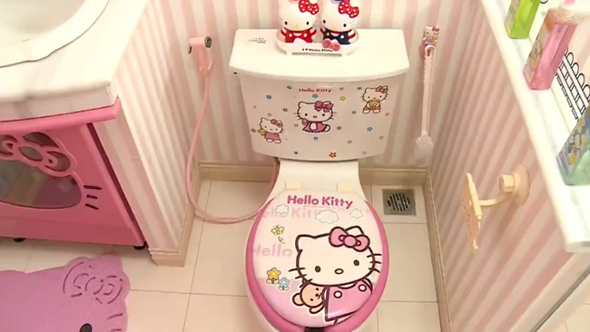 Căn phòng toàn Hello Kitty hồng chứng minh con gái dù trưởng thành vẫn mãi mãi tuổi xì tin - Ảnh 9.
