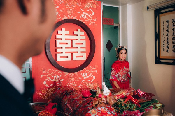 Dàn bê tráp theo phong cách ‘bến Thượng Hải’ của cô dâu người Việt gốc Hoa gây sốt mạng xã hội - Ảnh 9.