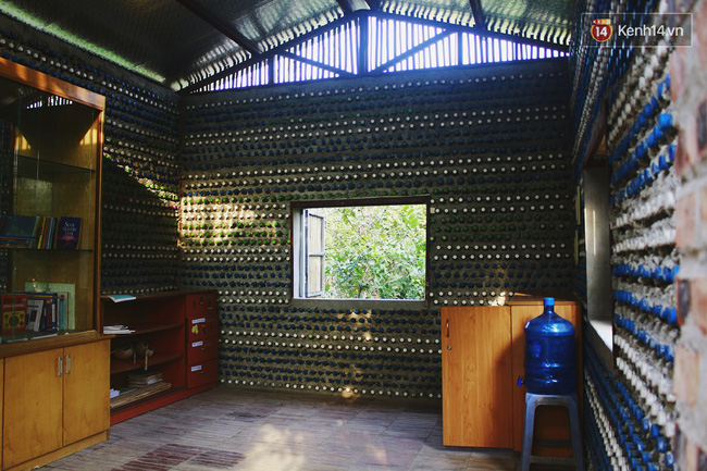 Ngôi nhà đặc biệt xây bằng 8.800 vỏ chai nhựa ở Hà Nội - Ảnh 9.