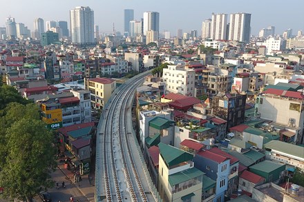 Cận cảnh đường ray tuyến đường sắt Cát Linh - Hà Đông - Ảnh 10.