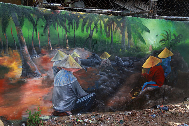 “Lý Sơn của Quảng Nam” hút hồn du khách bởi làng bích họa được vẽ bởi sinh viên Đà Nẵng - Ảnh 11.
