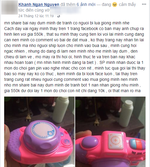  Cuối năm, hàng loạt chị em bức xúc vì đặt mua máy ảnh Hàn Quốc lại bị lừa rước về đồ chơi trẻ con - Ảnh 10.
