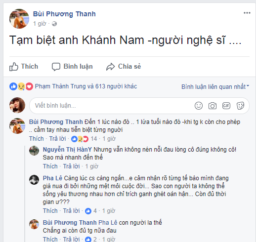 Sao Việt đau xót khi nghe tin nghệ sĩ hài Khánh Nam qua đời - Ảnh 3.