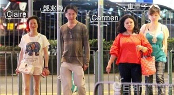 Sao TVB vui vẻ hẹn hò cùng lúc với ba bà vợ trên phố - Ảnh 4.