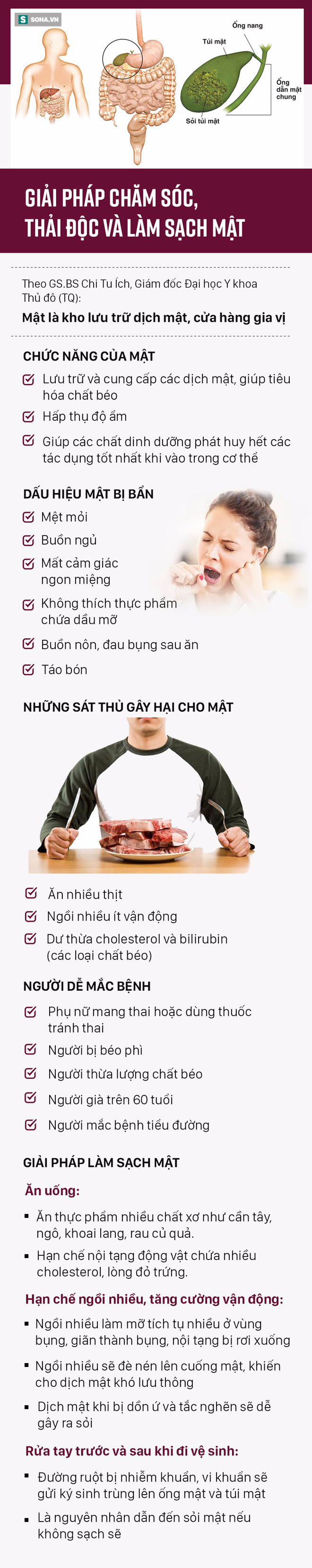 [Đọc nhanh] Để mật bẩn có thể gây sỏi, tắc, đau đớn: Đây là điều bạn nên làm ngay! - Ảnh 1.