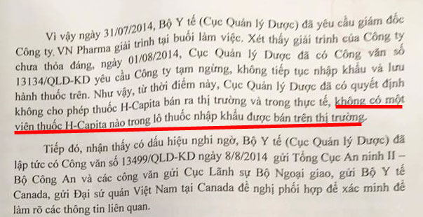 Bộ Y tế tiết lộ cử 10 chuyên gia thẩm định hồ sơ thuốc H-Capita, tất cả đều bị qua mặt - Ảnh 2.